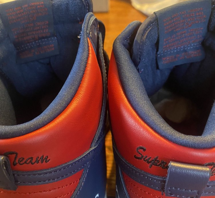 Nike Sb Dunk High Supreme By Any Means Navy