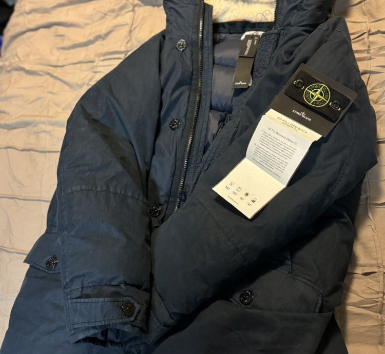 New Stone Island Down Nylon Jacket
