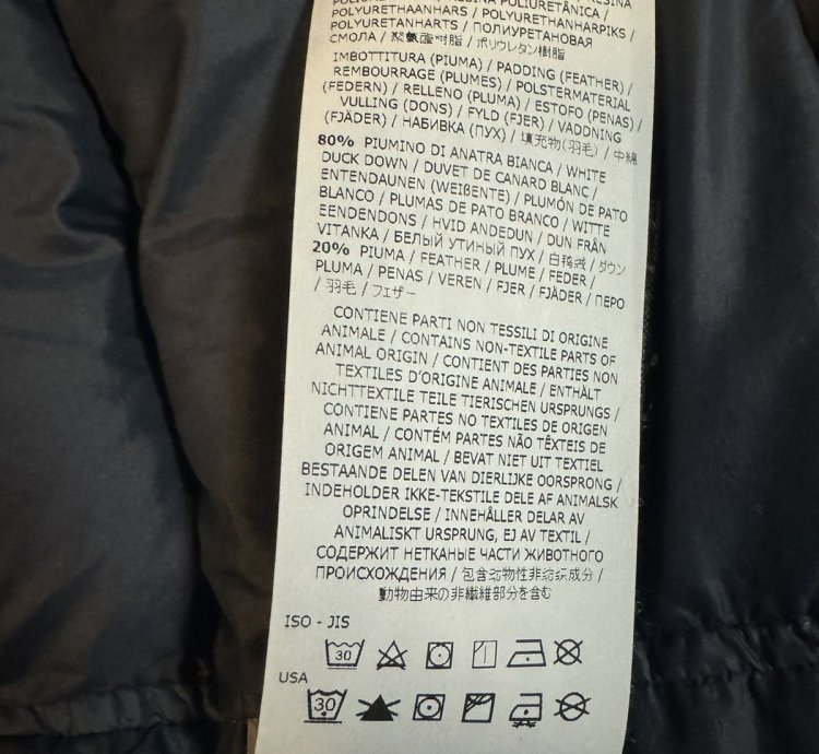New Stone Island Down Nylon Jacket