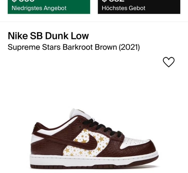 Nike Sb Dunk Low Og Qs Supreme