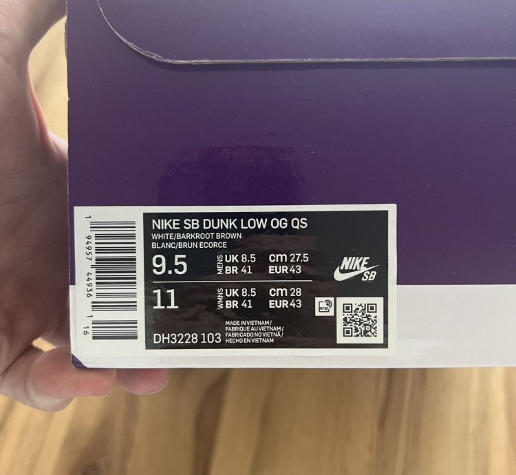 Nike Sb Dunk Low Og Qs Supreme