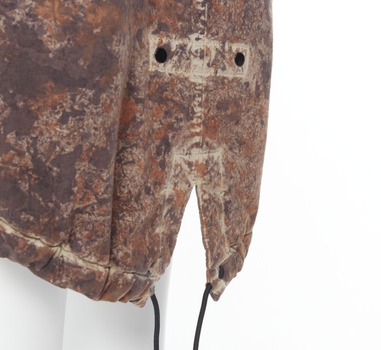 New Stone Island Paintball Camo Cotton Cordura Brown Printed Anorak Parka