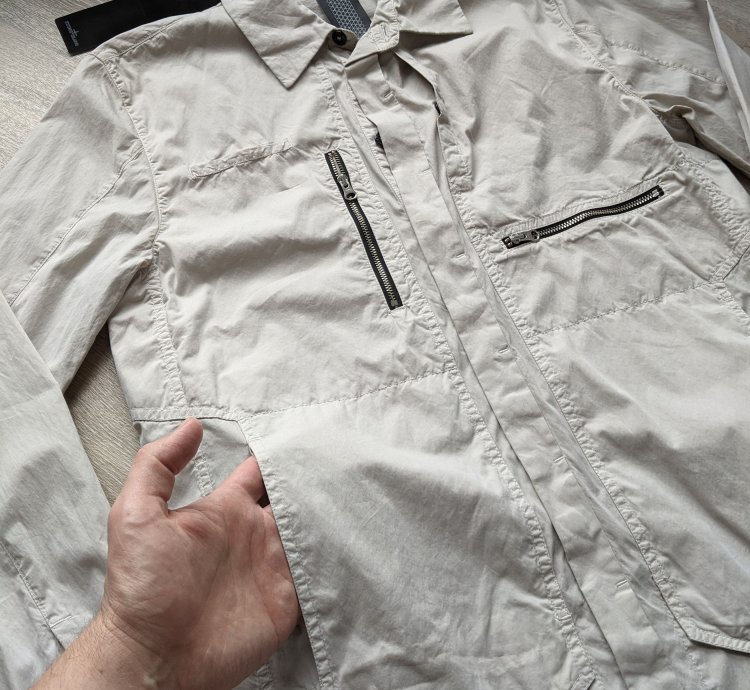 Nwt Rrp500 Stone Island Shadow Project Overshirt Light-coat