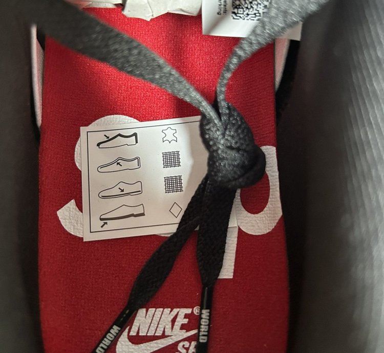 Nike Sb Dunk Low Supreme Black