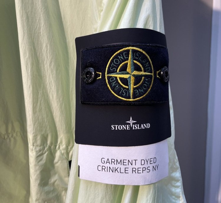 Nwt Stone Island Garment Die Crinkle Reps