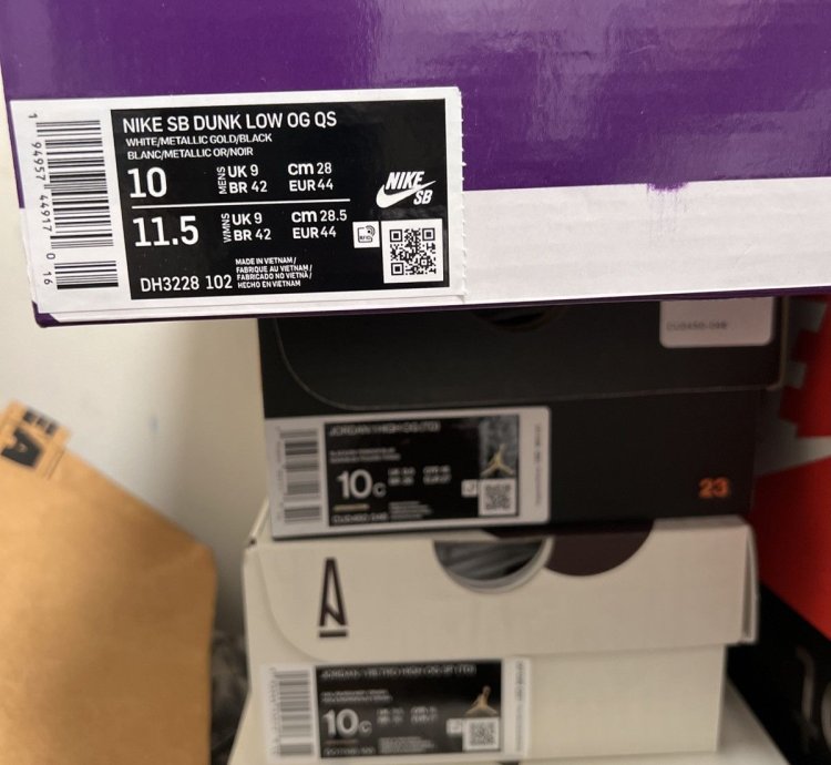 Nike Sb Dunk Low Supreme Black Size 10