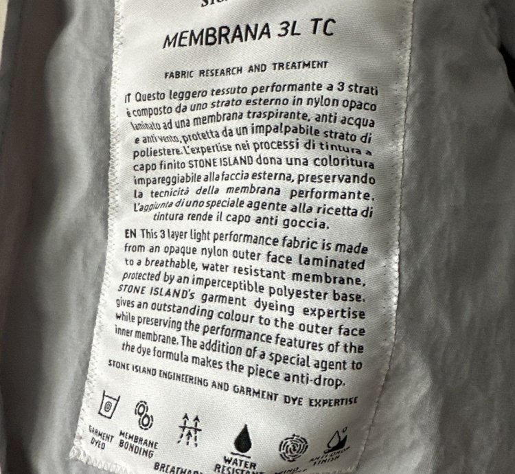 Nwt Stone Island Membrana 3l Tc - Current Season