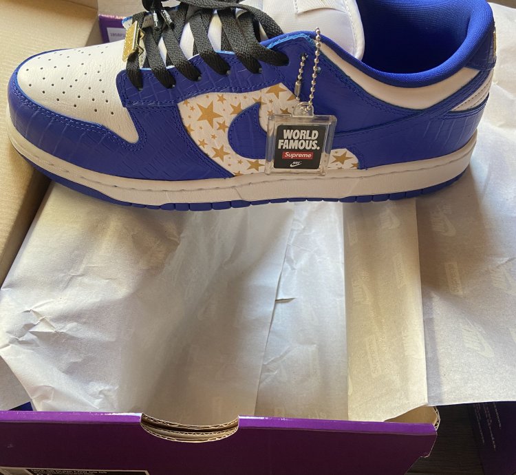 Nike Sb Dunk Low Supreme Blue