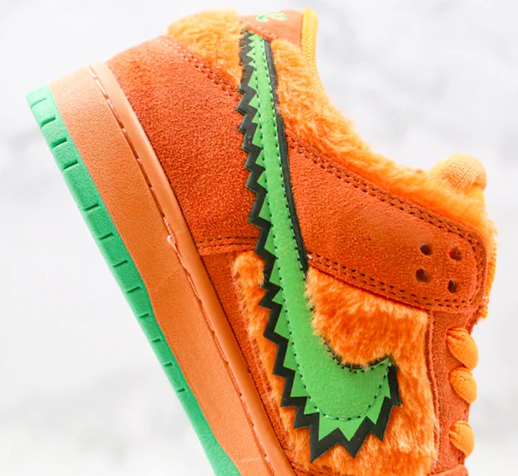 Grateful Dead X Nike Sb Dunk Orange Bear Cj5378-800
