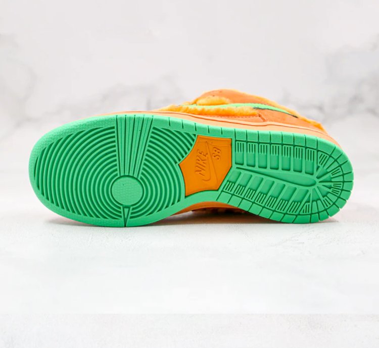 Grateful Dead X Nike Sb Dunk Orange Bear Cj5378-800