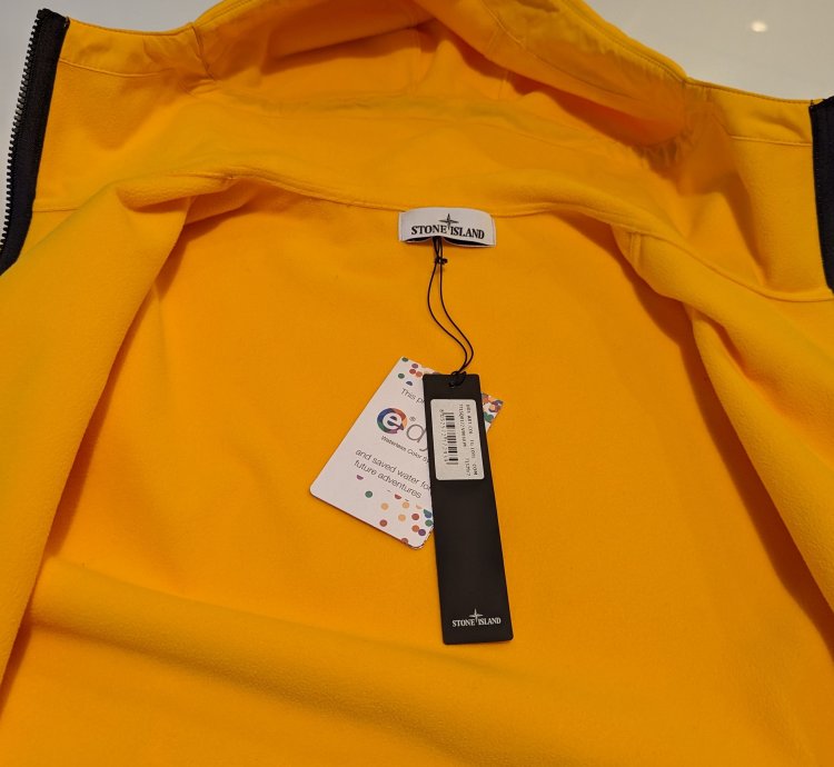 Nylon Fleece-lined Logo Patch Hooded Zip-up Jacket