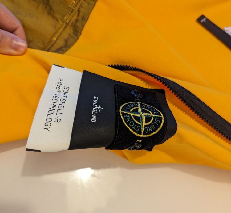 Nylon Fleece-lined Logo Patch Hooded Zip-up Jacket