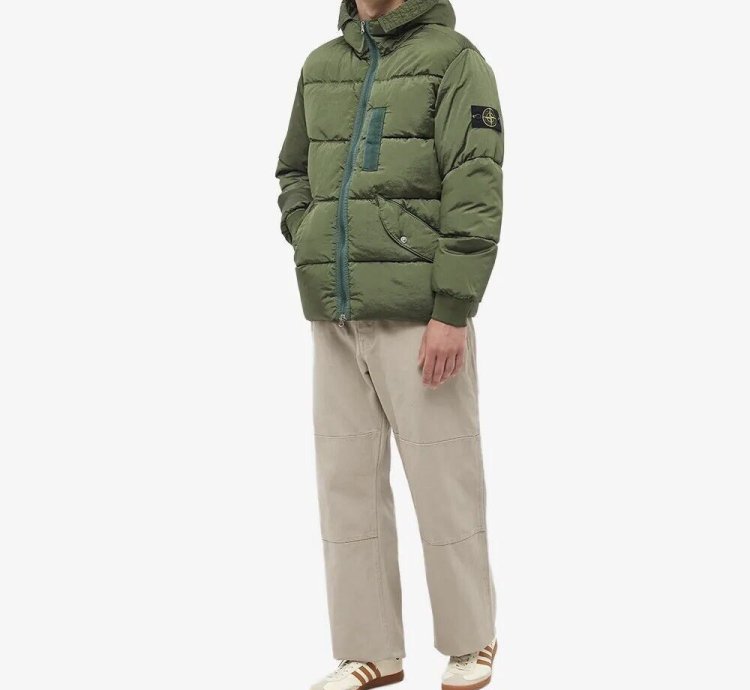 Nylon Metal Garment Dyed Hooded Down Jacket