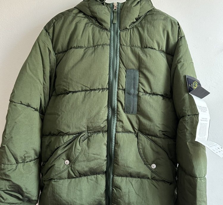 Nylon Metal Garment Dyed Hooded Down Jacket