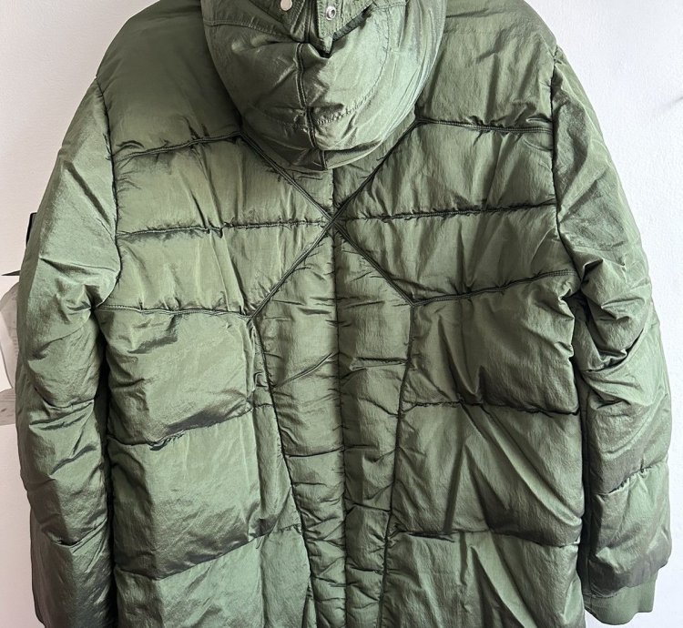 Nylon Metal Garment Dyed Hooded Down Jacket