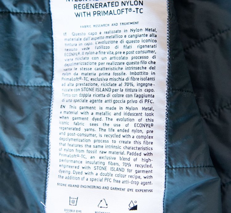 Nylon Metal In Econyl Nylon With Primaloft - Tc