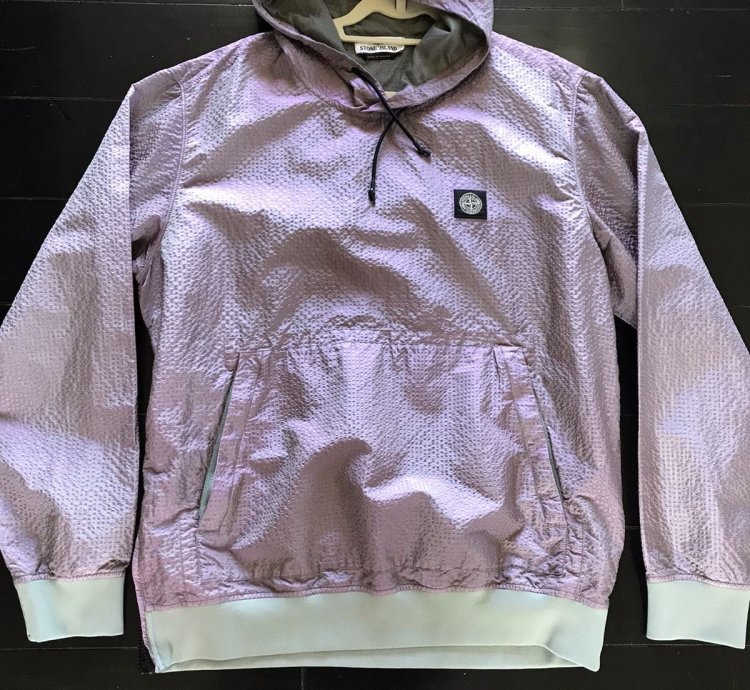 Nylon Metal Poly Color Frame Tc Anorak Hoodie