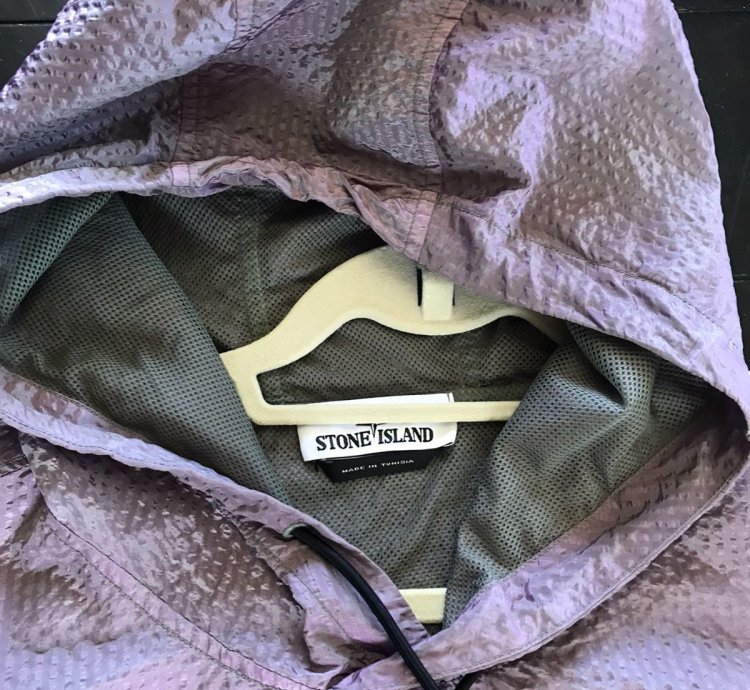 Nylon Metal Poly Color Frame Tc Anorak Hoodie