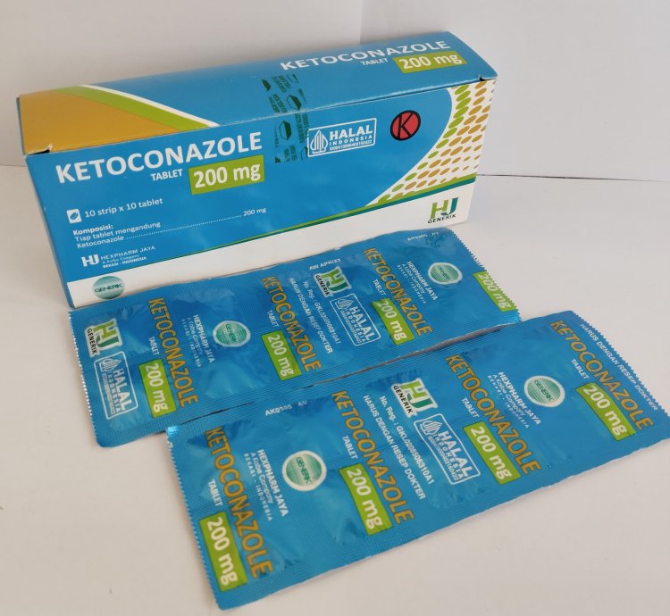 10 Box Ketoconazole 200 Mg Tablet Antifungal Sistemik Original Ship By Dhl Express