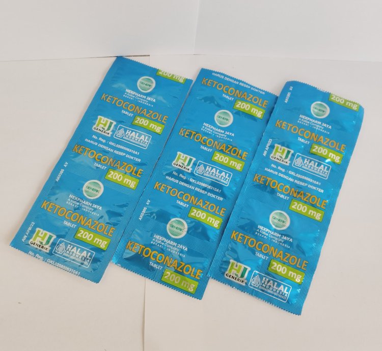 10 Box Ketoconazole 200 Mg Tablet Antifungal Sistemik Original Ship By Dhl Express