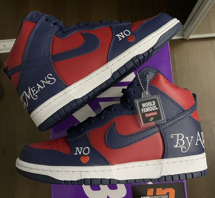 Nike Sb Supreme Dunk High By Any Means