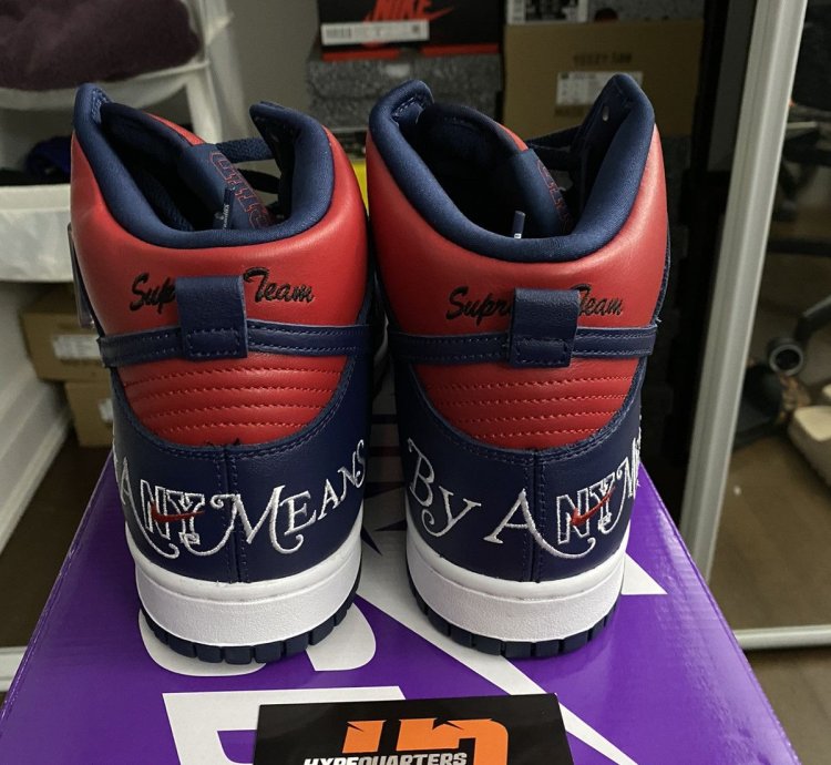 Nike Sb Supreme Dunk High By Any Means