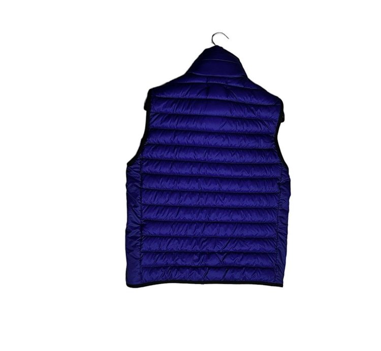 Quilted Down G0224 Bio-based Ripstop Nylon Blue Vest