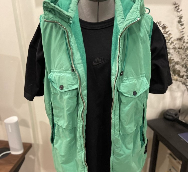 Rare Green Hooded Vest