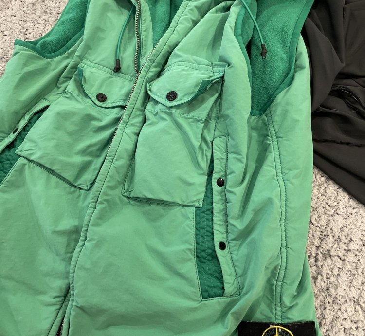Rare Green Hooded Vest