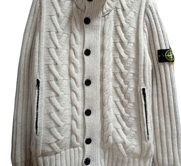 Rare Stone Island Heavy Knit Jacket