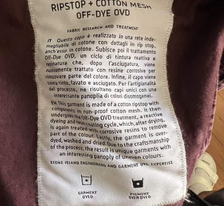 Ripstop Cotton Mesh Pigment Dyed Utility Vest Burgundy
