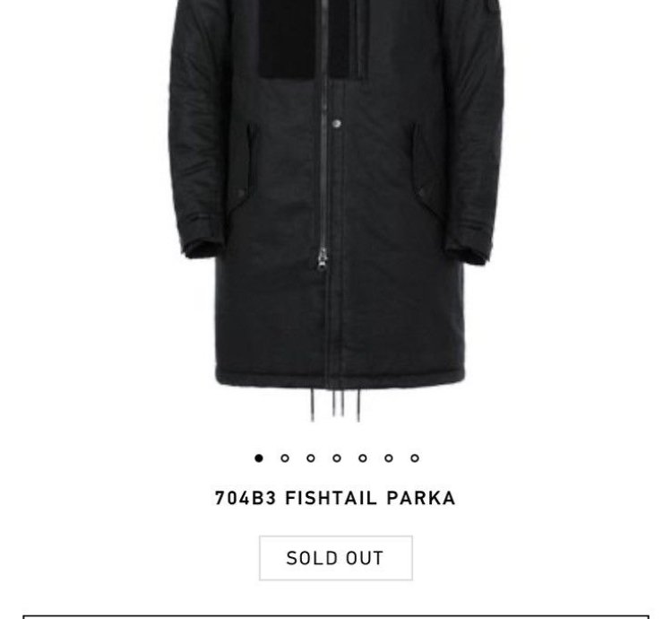 Rubberized Linen Fishtail Parka