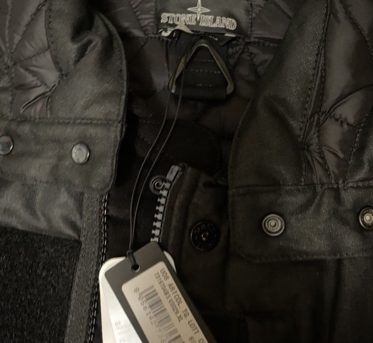 Rubberized Linen Fishtail Parka