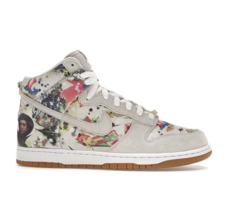 Nike Sb Supreme Dunk High Rammellzee 9 5