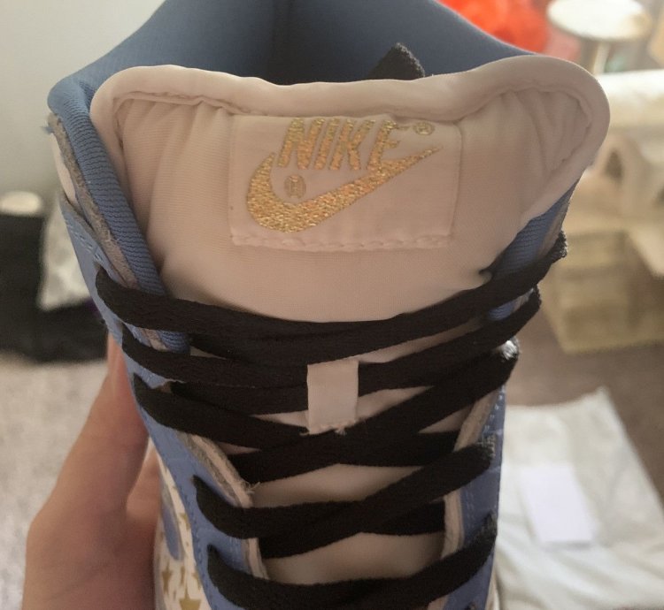 Nike Sb Supreme Dunk High Stars Blue