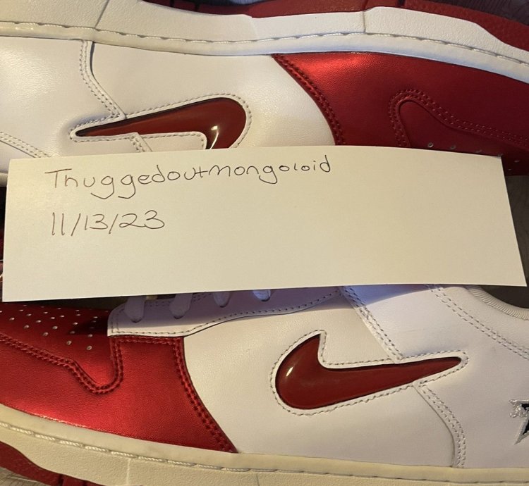 Nike Sb Supreme Dunk Low Jewel Swoosh