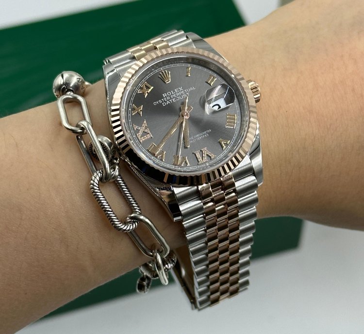 Rolex 126231 Datejust 36 Viix Grey Roman Jub
