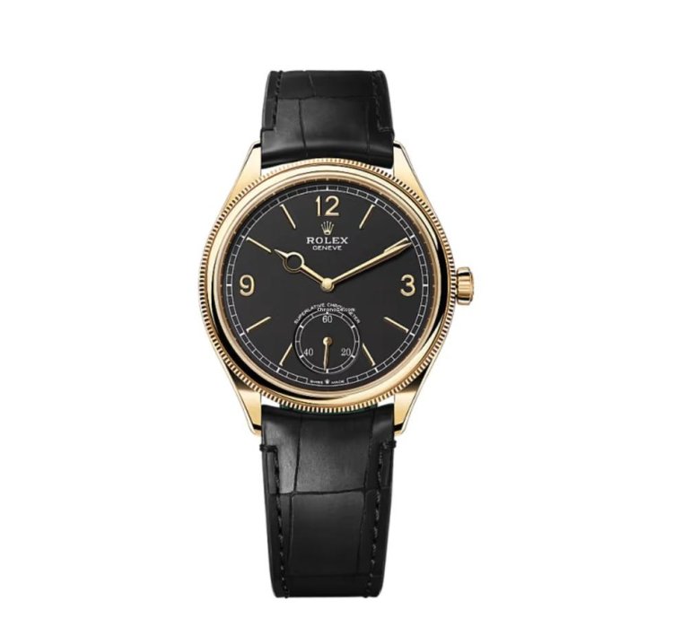 Rolex 1908 2025 New 1908 Yellow Gold Black 39mm