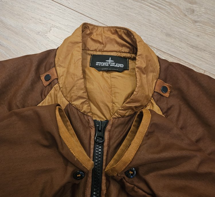 Ss21 Stone Island Shadow Project Ren Mesh Bomber Jacket