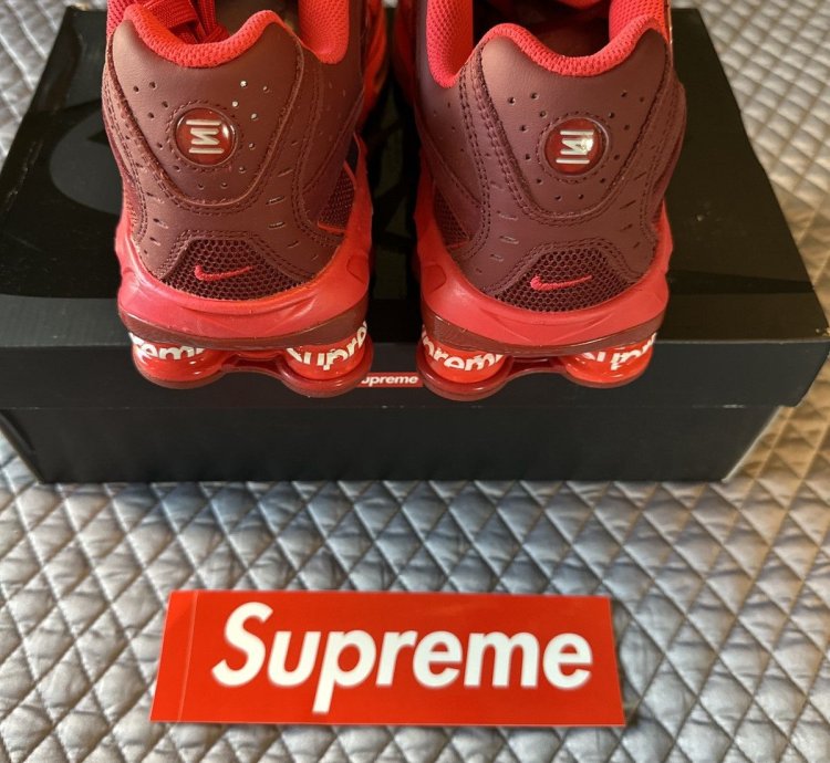 Nike Shox Ride 2 Supreme Red 10 5
