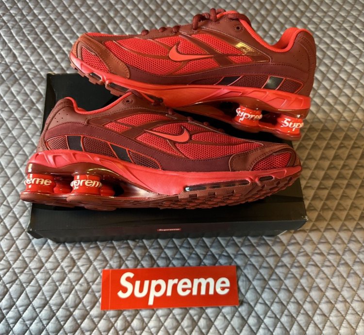 Nike Shox Ride 2 Supreme Red 10 5