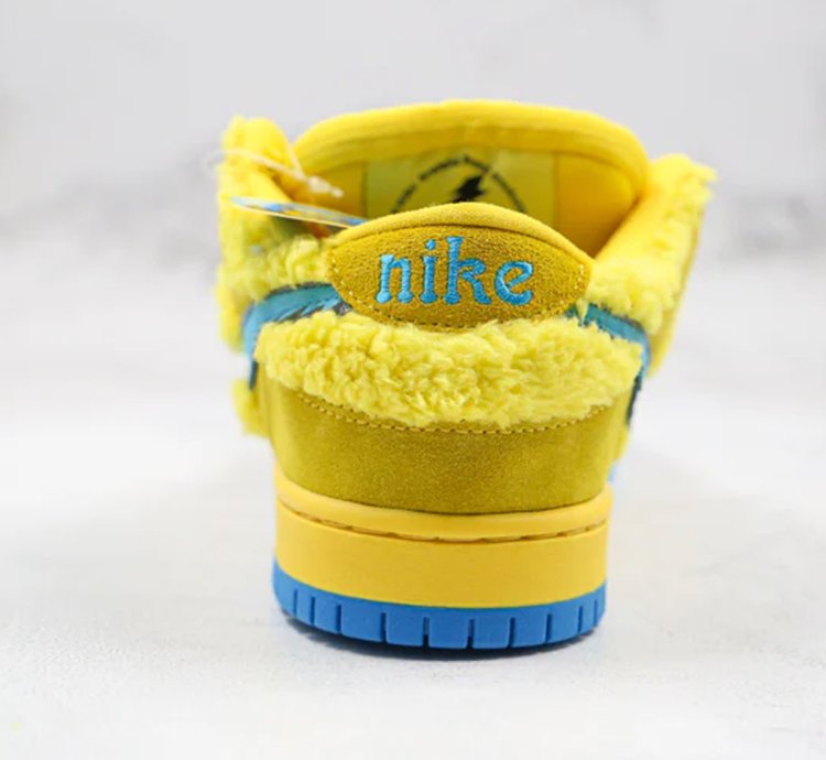 Grateful Dead X Nike Sb Dunk Bears Yellow Cj5378 700