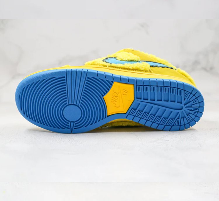 Grateful Dead X Nike Sb Dunk Bears Yellow Cj5378 700