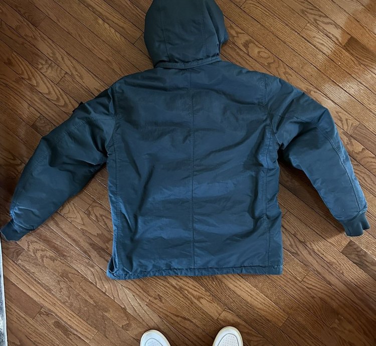 Stone Island 100 Down Compass Patch Jacket Green