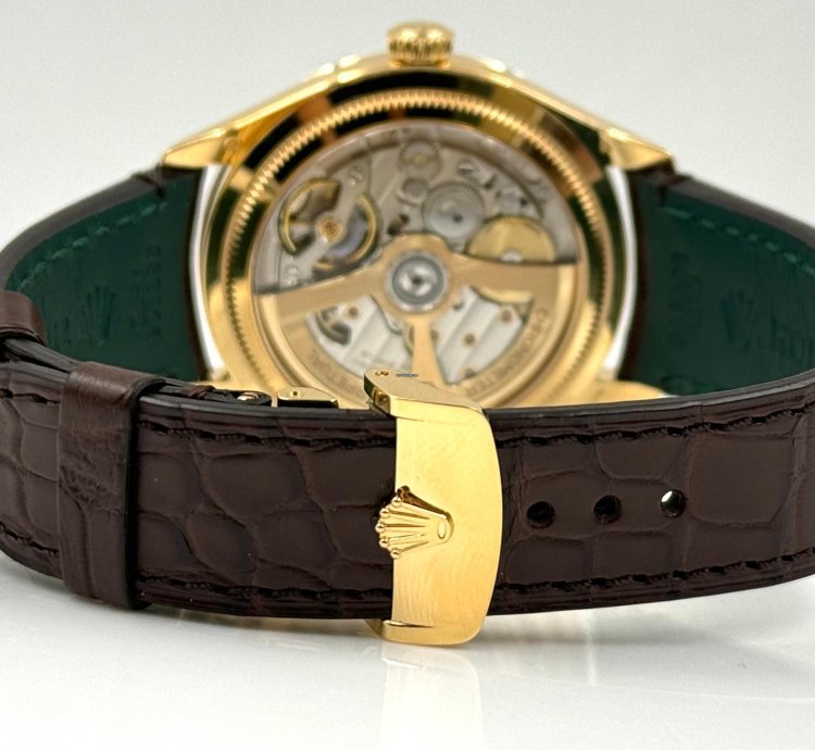 Rolex 1908 39mm White Dial Yellow Gold 52508 Unworn 2024