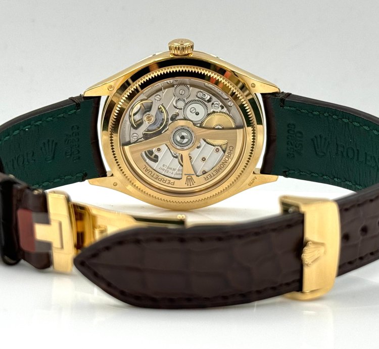 Rolex 1908 39mm White Dial Yellow Gold 52508 Unworn 2024