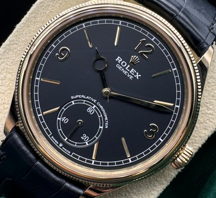 Rolex 1908 Black Dial Unworn