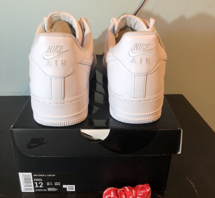 Nike Supreme Air Force 1 Low In White Size Uk 11 Us 12