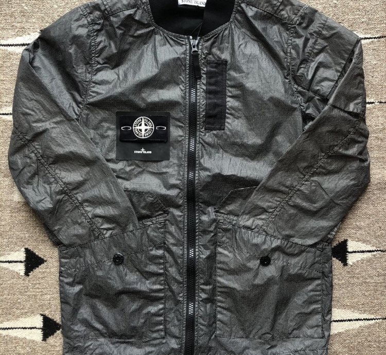 Stone Island 2016 Black Pixel Reflective Jacket