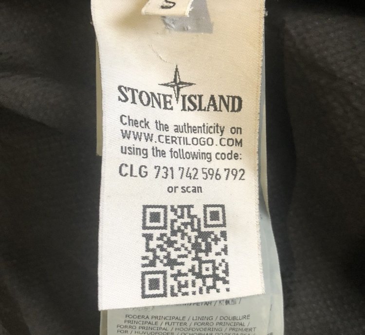 Stone Island 2016 Black Pixel Reflective Jacket